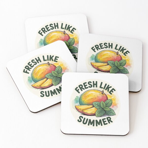 Item preview, Artistic Design of Mango, Slices, and Mint with Bold Text designed and sold by Creative88Art.
