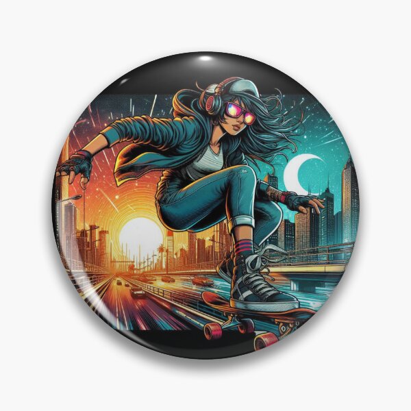 Item preview, Girl Skate Vibe - Street Shredder. Cool Graffiti Graphic. designed and sold by GEM STYLE.