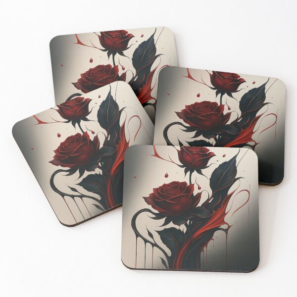 Item preview, Blood Red Roses designed and sold by Kaleidoscope Print.