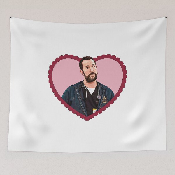 Item preview, Noah Wyle Dr. Robby Love Heart designed and sold by baranskini.