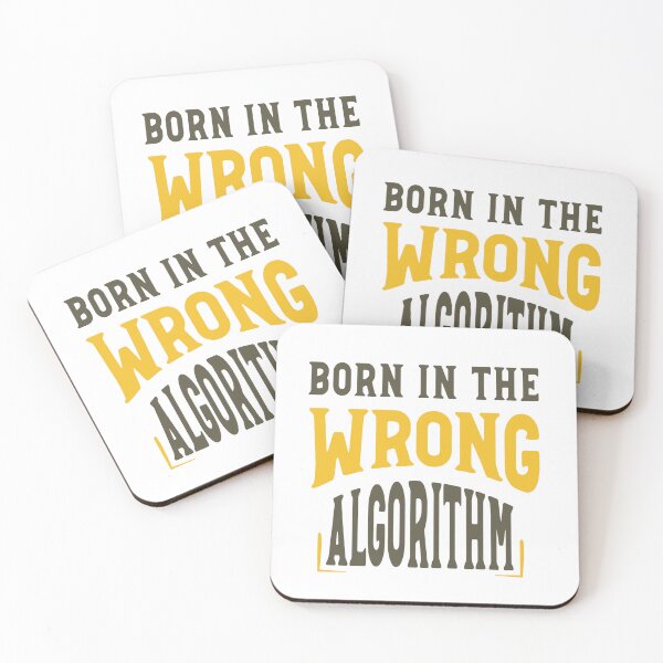 Item preview, Funny Retro Born In the Wrong Algorithm designed and sold by whyitsme.