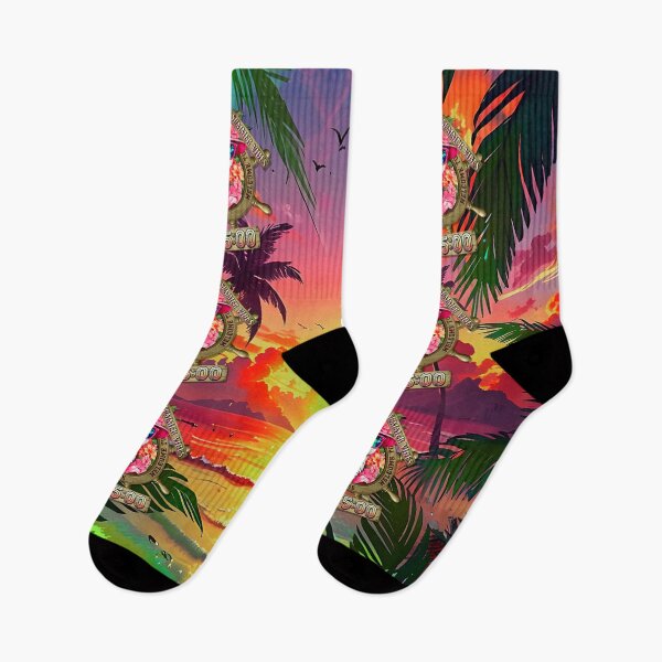 Item preview, Always Happy Hour in Paradise It's 5 o'clock Swan Summer Vibes designed and sold by MindWave THC.