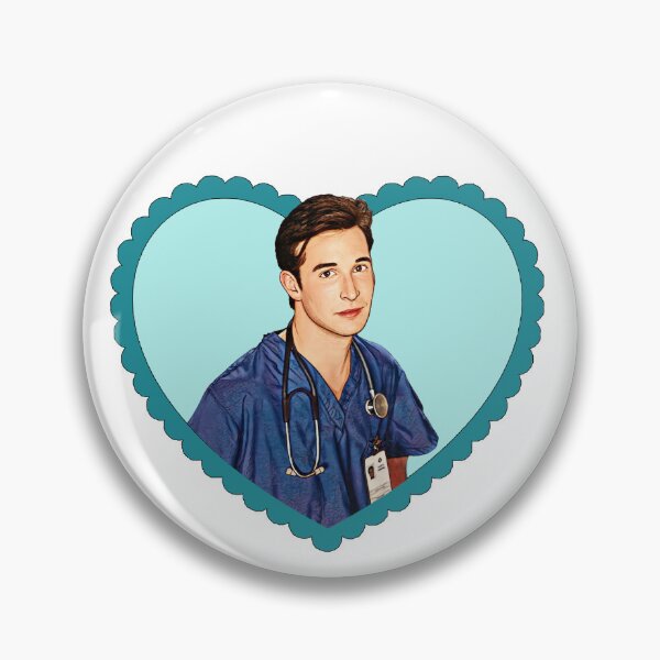 Item preview, Noah Wyle Dr. John Carter Love Heart designed and sold by baranskini.