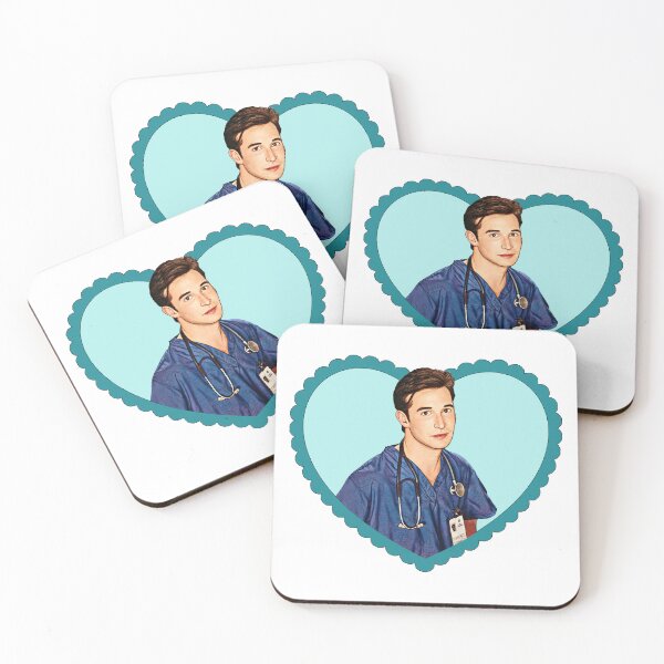 Item preview, Noah Wyle Dr. John Carter Love Heart designed and sold by baranskini.