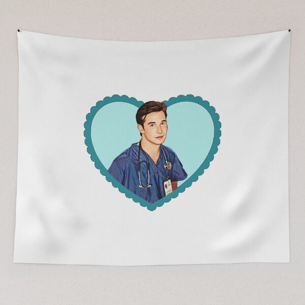 Item preview, Noah Wyle Dr. John Carter Love Heart designed and sold by baranskini.