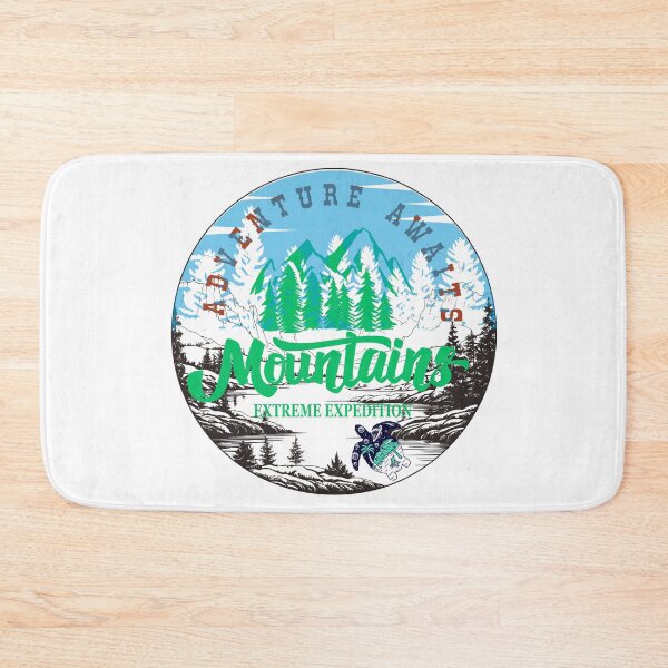 Item preview, "Adventure Awaits - Mountains Extreme Expedition"   designed and sold by Graphollio-shop.