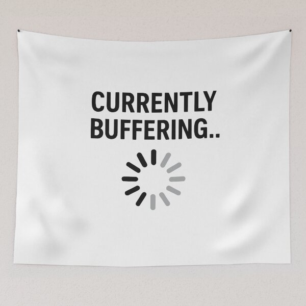 Item preview, Currently Buffering – Funny Loading Brain Design designed and sold by negve.
