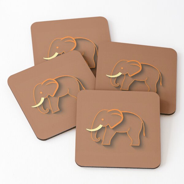 Item preview, Paper Cut Cute Baby Elephant designed and sold by UmagineArts.