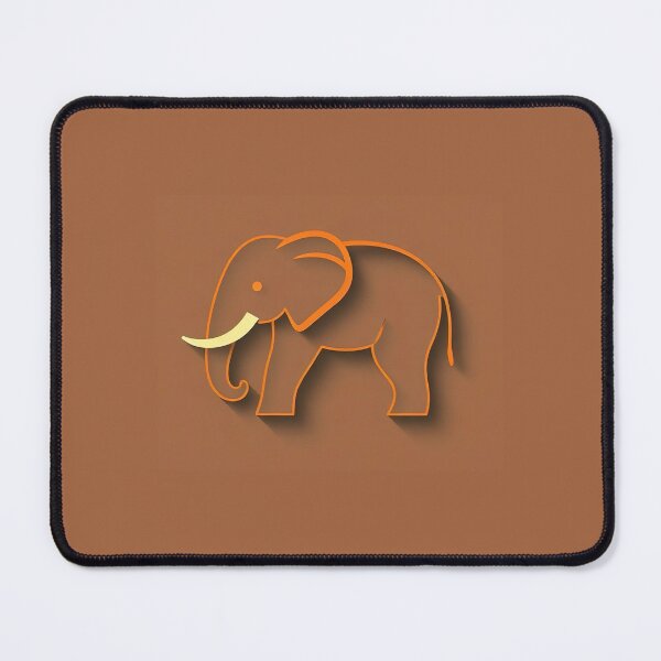 Item preview, Paper Cut Cute Baby Elephant designed and sold by UmagineArts.