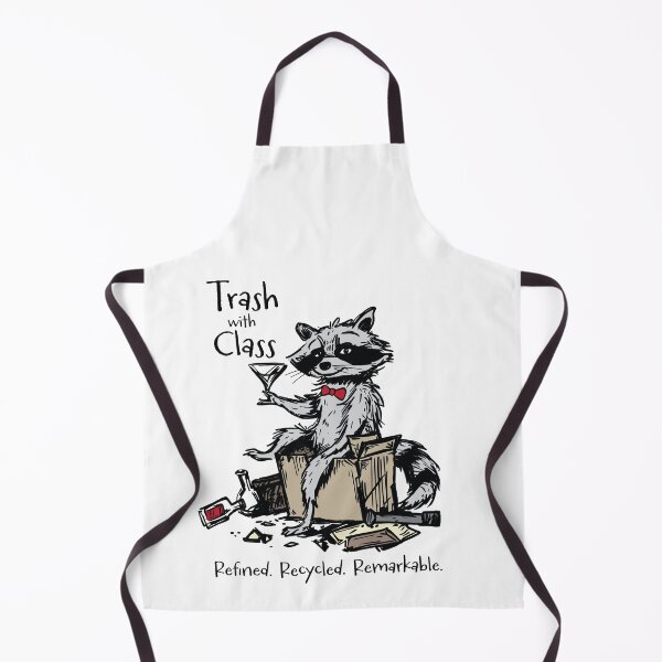 Item preview, Funny Sarcastic Humor Raccoon Trash with Class designed and sold by whyitsme.