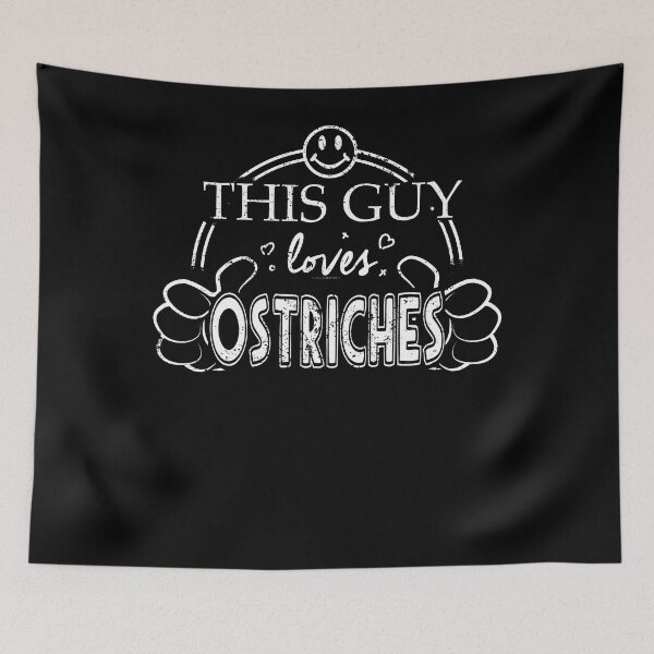 Item preview, Guy Loves Ostriches Shirt Vertabrate Zoology Shirt designed and sold by shoppzee.