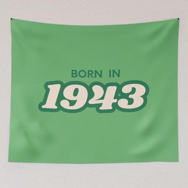 Item preview, Born In 1943 designed and sold by ArtCraftLab.