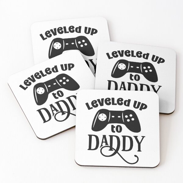 Item preview, Leveled Up to Daddy – Gamer meets fatherhood in cool retro style designed and sold by LevelUpDark.