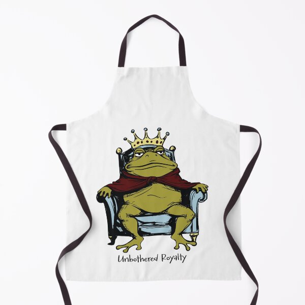 Item preview, Funny Sarcastic Humor Frog Unbothered Royalty designed and sold by whyitsme.
