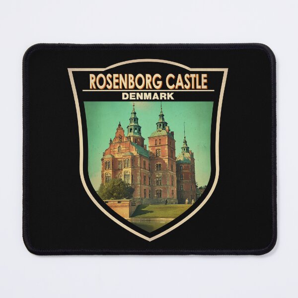Item preview, Rosenborg Castle Denmark Travel Art Badge designed and sold by KrisSidDesigns.