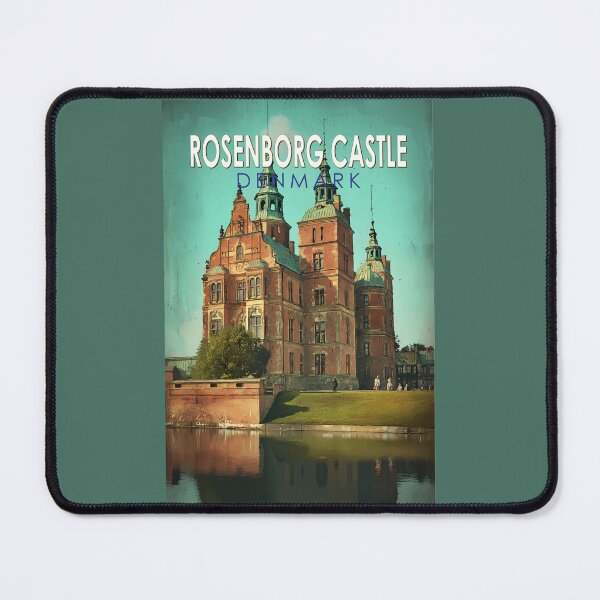 Item preview, Rosenborg Castle Denmark Illustration Travel Art Vintage designed and sold by KrisSidDesigns.