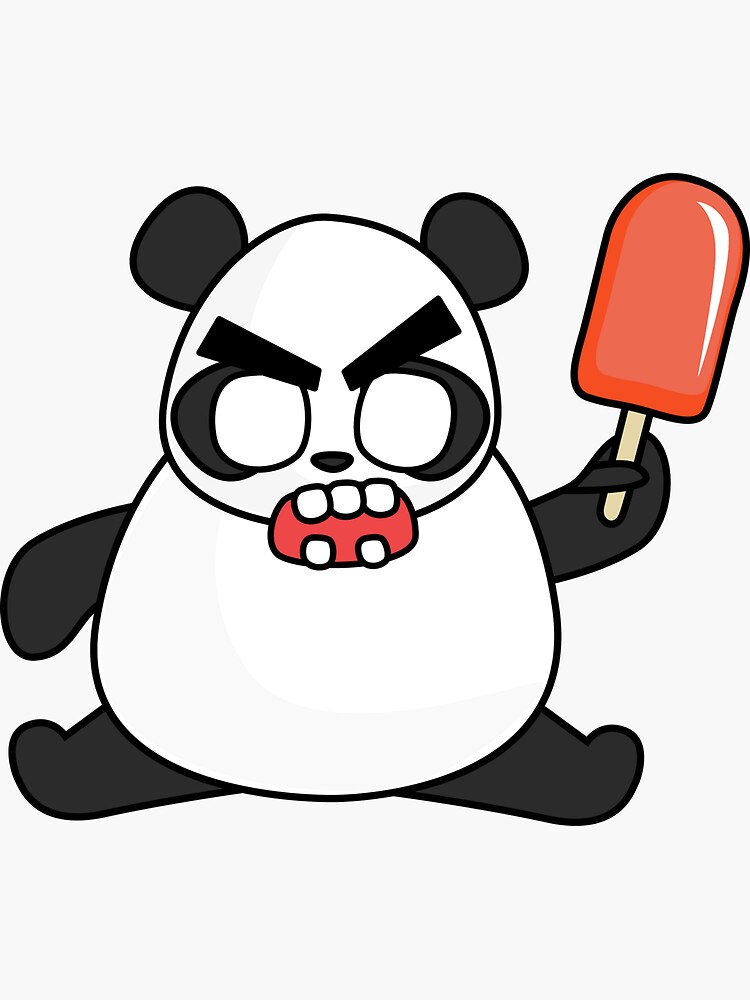 angry zombie panda by shortstack