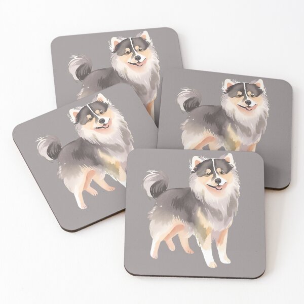Item preview, Watercolour Finnish Lapphund designed and sold by TheresaNicole.