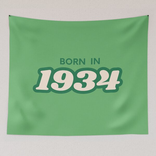 Item preview, Born In 1934 designed and sold by ArtCraftLab.