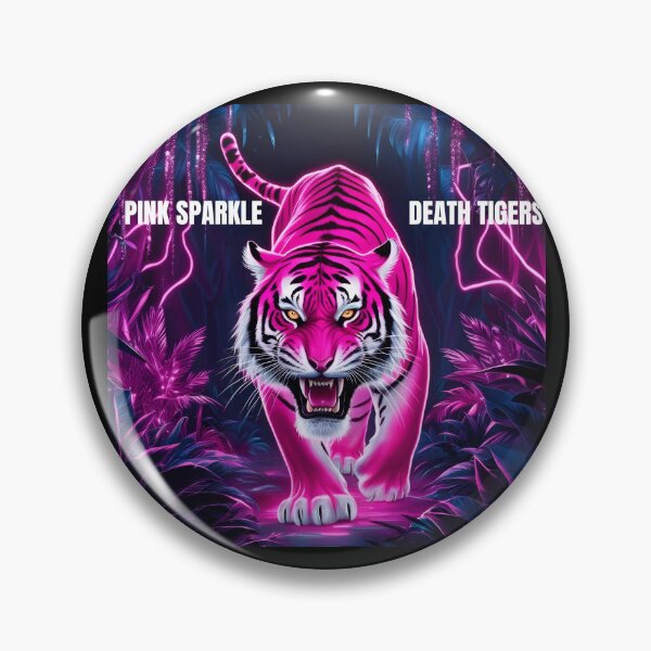 Item preview, Pink Sparkle Death Tiger 2025 designed and sold by MikeIrwinGuitar.