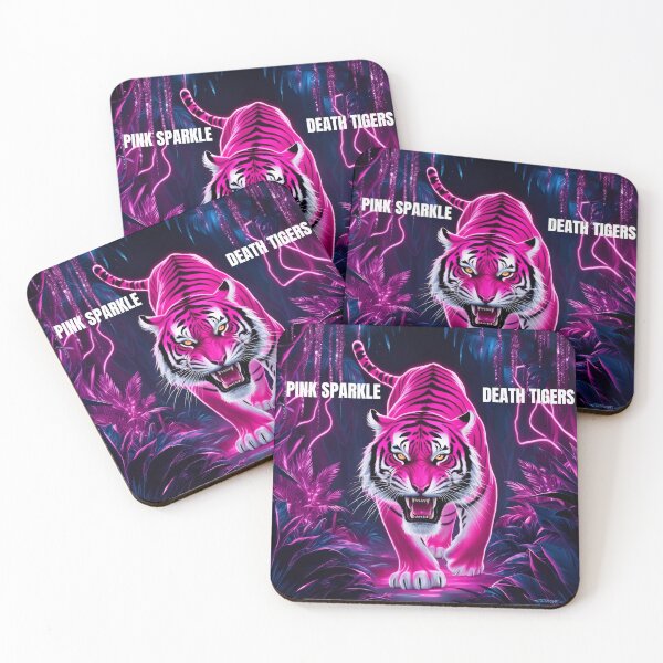 Item preview, Pink Sparkle Death Tiger 2025 designed and sold by MikeIrwinGuitar.