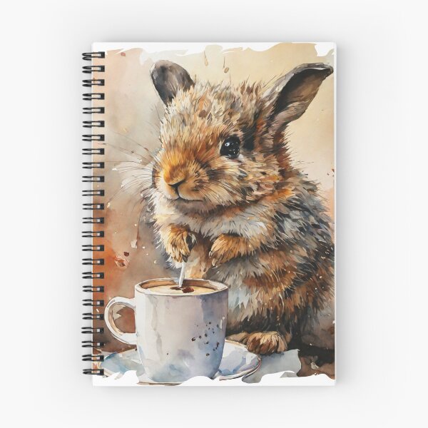 Item preview, Cute Little Animal with a Cup of Coffee designed and sold by Megaera8.