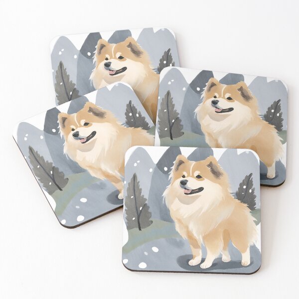 Item preview, Watercolour Finnish Lapphund designed and sold by TheresaNicole.