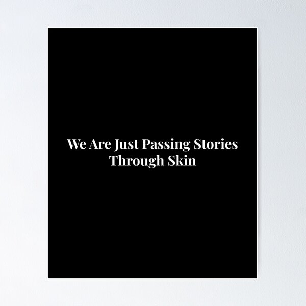 Item preview, Poetic Tattoo-Inspired Quote Shirt designed and sold by Baka Collective.