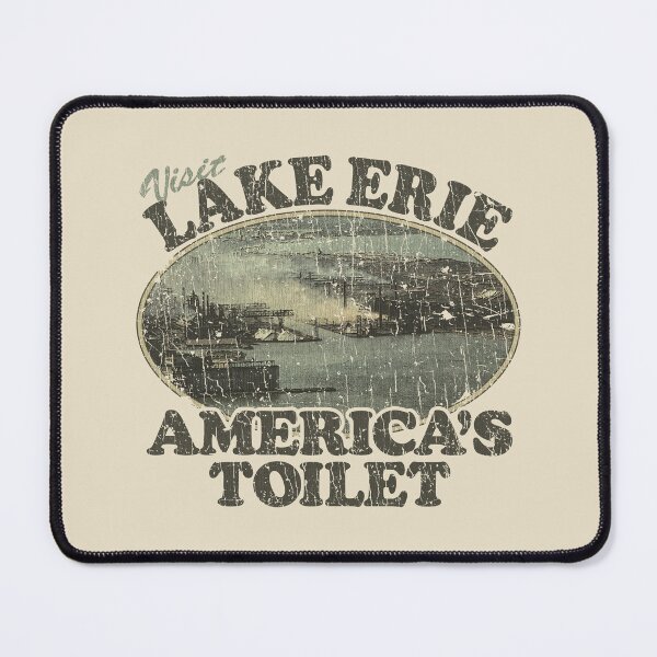 Item preview, Visit Lake Erie: America's Toilet 1972 designed and sold by AstroZombie6669.