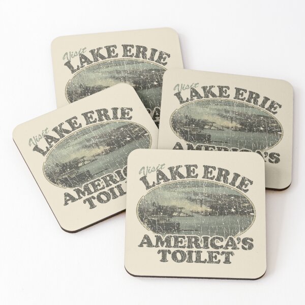 Item preview, Visit Lake Erie: America's Toilet 1972 designed and sold by AstroZombie6669.