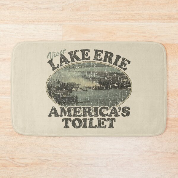 Item preview, Visit Lake Erie: America's Toilet 1972 designed and sold by AstroZombie6669.
