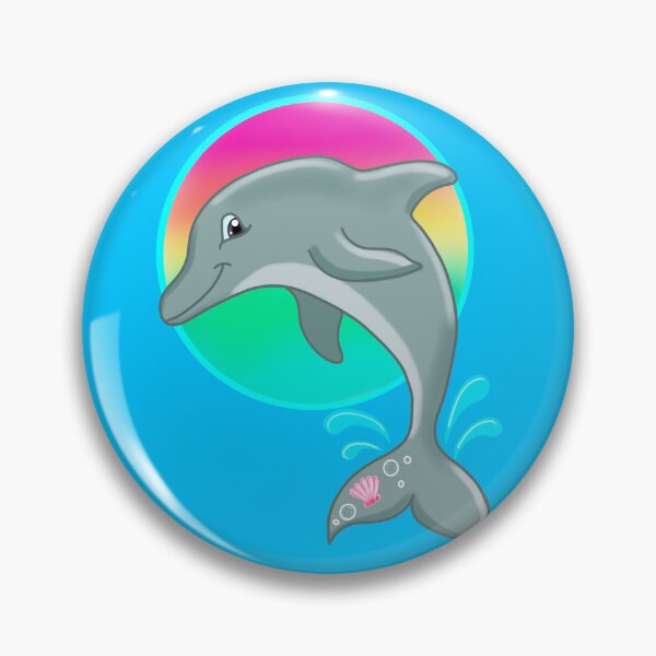 Item preview, Dolly the Dolphin designed and sold by Studio Lisa Jayne.