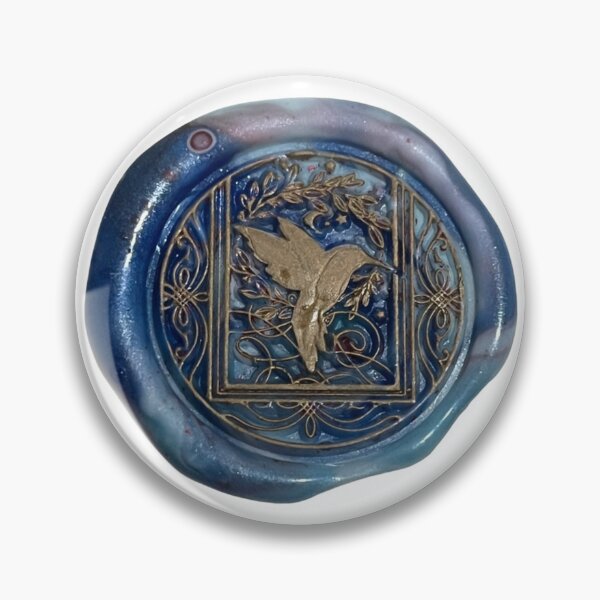 Item preview, Wax Seal - Hummingbird, blue/gold designed and sold by Elinda96.