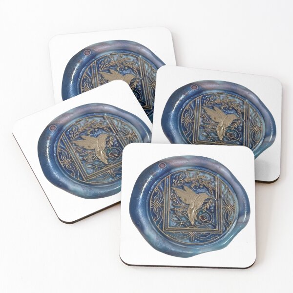 Item preview, Wax Seal - Hummingbird, blue/gold designed and sold by Elinda96.