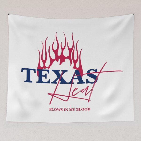 Item preview, Texas Heat Flows in My Blood, Unique designed and sold by villacreativa.