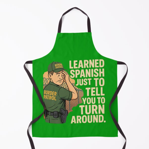 Item preview, Funny Border Patrol Officer – Confused But Still on Duty designed and sold by BestDetailer.