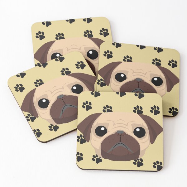 Item preview, Cute Pug Face designed and sold by browncis1shop.
