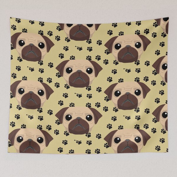 Item preview, Cute Pug Face designed and sold by browncis1shop.