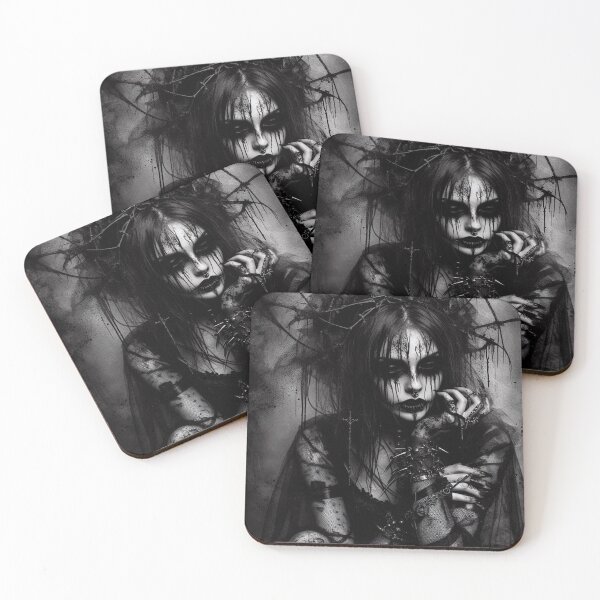 Item preview, Dark Goth Rock Art designed and sold by TheDarkWardrobe.