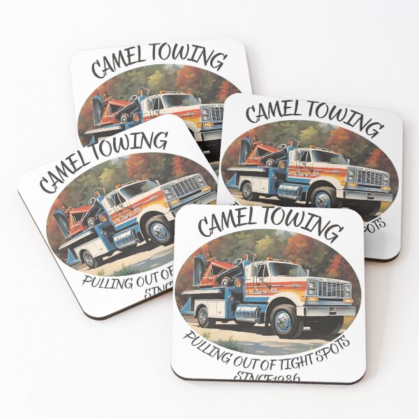 Item preview, Camel Towing "pulling out of tight spots" designed and sold by NicMacTees.