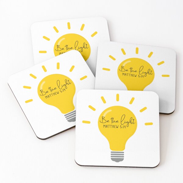 Item preview, Be the Light - Christian Faith Inspiration Matthew 5:14 (LIGHTBULB) designed and sold by Christian1iving.