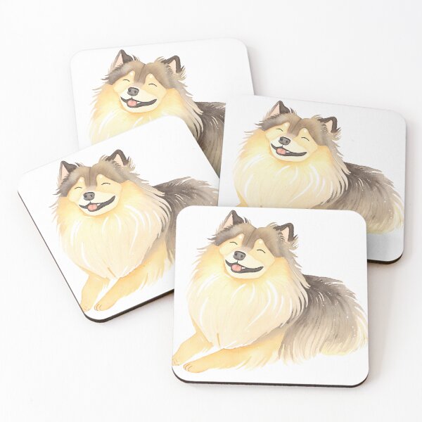 Item preview, Watercolour Finnish Lapphund designed and sold by TheresaNicole.