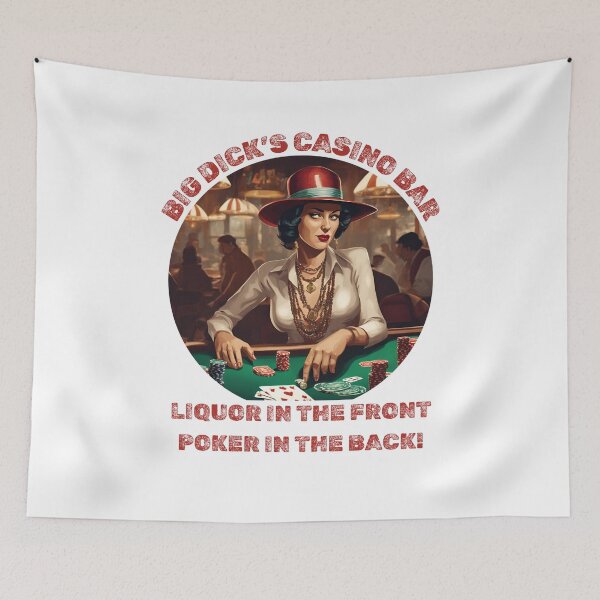 Item preview, Big Dick's Casino Bar designed and sold by NicMacTees.