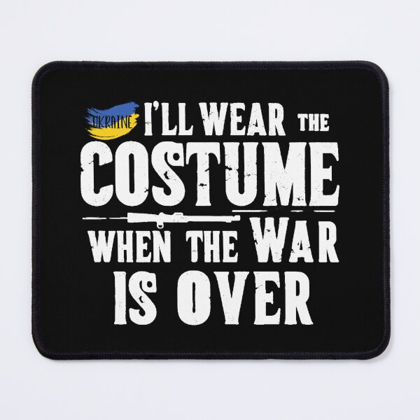 Item preview, United24 Ukraine I'll Wear The Costume When The War Is Over designed and sold by VibeTwist.