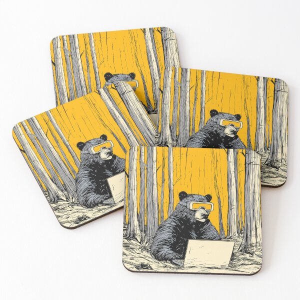 Item preview, Offline Mode: Engaged - Bear in Tech designed and sold by SteadyRolling.