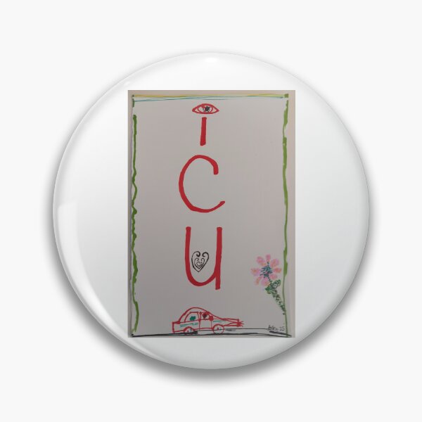 Item preview, I C U is a hand created design  designed and sold by AllenArtist56.