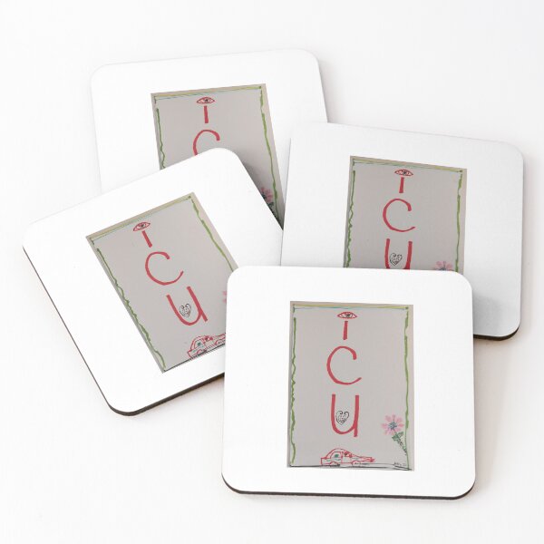 Item preview, I C U is a hand created design  designed and sold by AllenArtist56.