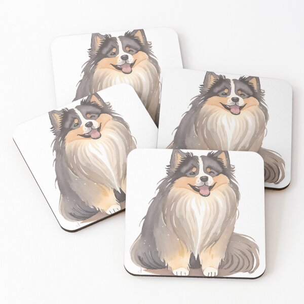 Item preview, Watercolour Finnish Lapphund designed and sold by TheresaNicole.