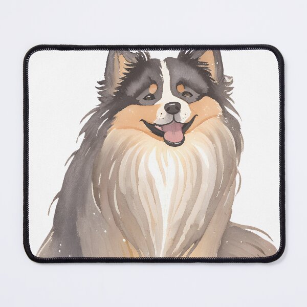 Item preview, Watercolour Finnish Lapphund designed and sold by TheresaNicole.