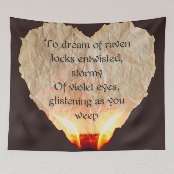 Item preview, to dream of raven locks and violet eyes designed and sold by ArtsyTales.